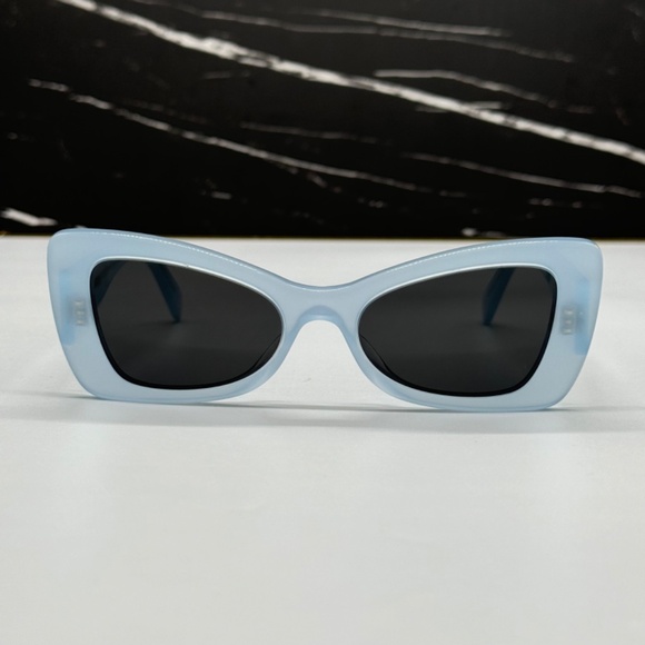 NEW CL40236I 84A CELINE BLUE GREY BUTTERFLY WOMEN CELINE SUNGLASSES - Picture 6 of 12